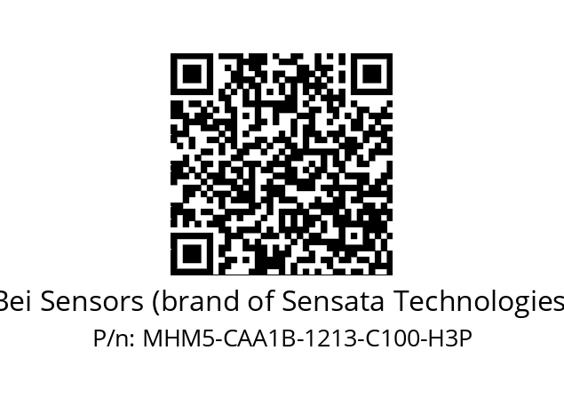   Bei Sensors (brand of Sensata Technologies) MHM5-CAA1B-1213-C100-H3P