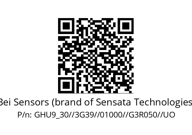   Bei Sensors (brand of Sensata Technologies) GHU9_30//3G39//01000//G3R050//UO