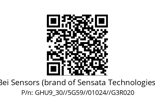   Bei Sensors (brand of Sensata Technologies) GHU9_30//5G59//01024//G3R020