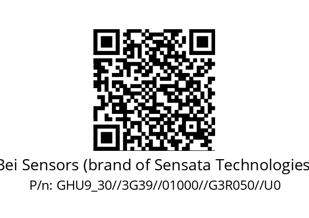   Bei Sensors (brand of Sensata Technologies) GHU9_30//3G39//01000//G3R050//U0