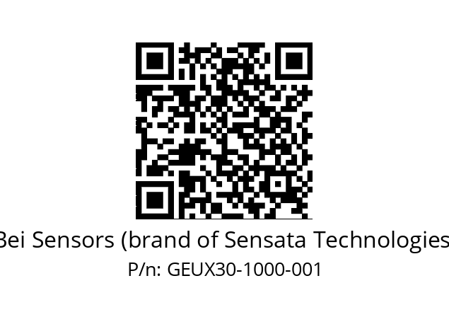  GEUX_30//5G59//01000//GPR030// Bei Sensors (brand of Sensata Technologies) GEUX30-1000-001