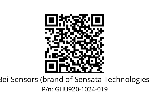  GHU9_20//5G29//01024//G6R//U0D4-- Bei Sensors (brand of Sensata Technologies) GHU920-1024-019