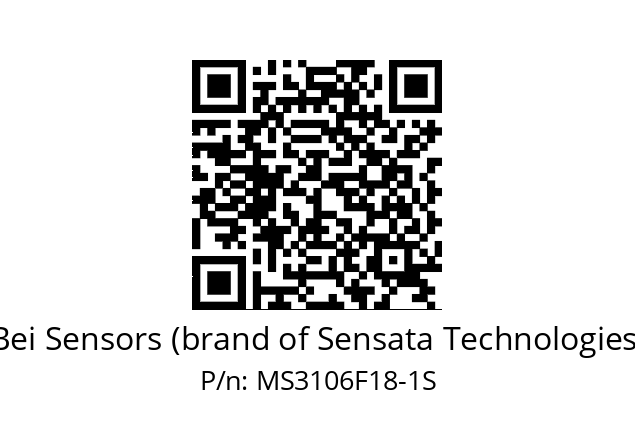   Bei Sensors (brand of Sensata Technologies) MS3106F18-1S