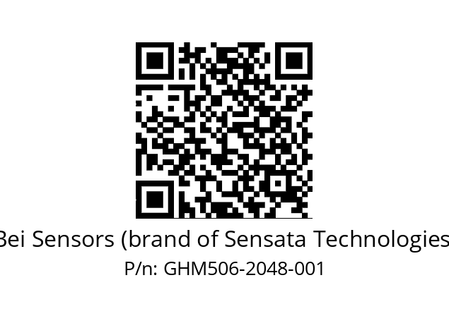   Bei Sensors (brand of Sensata Technologies) GHM506-2048-001