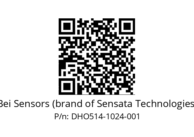  DHO5_14//RG59//01024//G3R020//--DD-- Bei Sensors (brand of Sensata Technologies) DHO514-1024-001