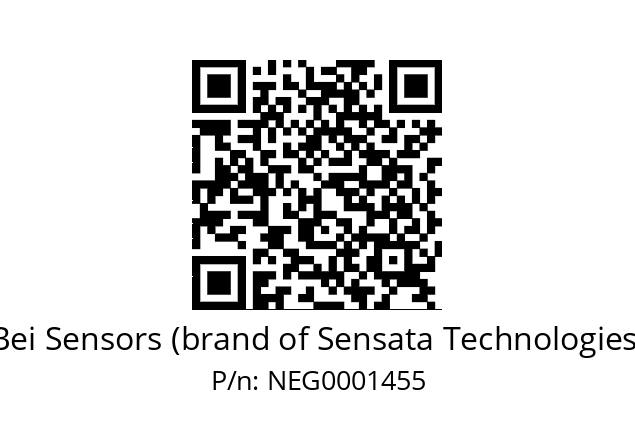   Bei Sensors (brand of Sensata Technologies) NEG0001455