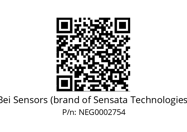   Bei Sensors (brand of Sensata Technologies) NEG0002754