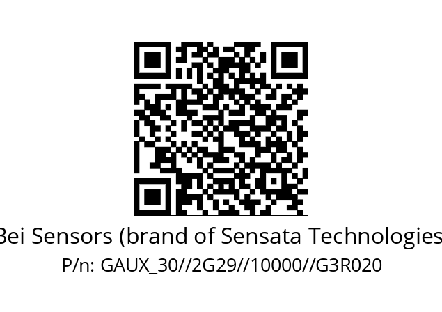   Bei Sensors (brand of Sensata Technologies) GAUX_30//2G29//10000//G3R020