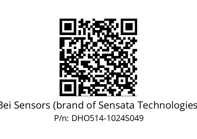  DHO5S14/0B/RG59//01024//GPR010//--DD-- Bei Sensors (brand of Sensata Technologies) DHO514-1024S049