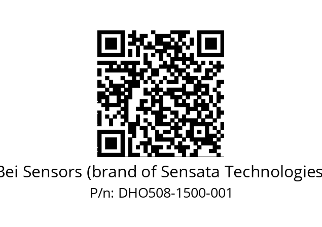  DHO5_08//RG59//01500//G6R//D0---- Bei Sensors (brand of Sensata Technologies) DHO508-1500-001