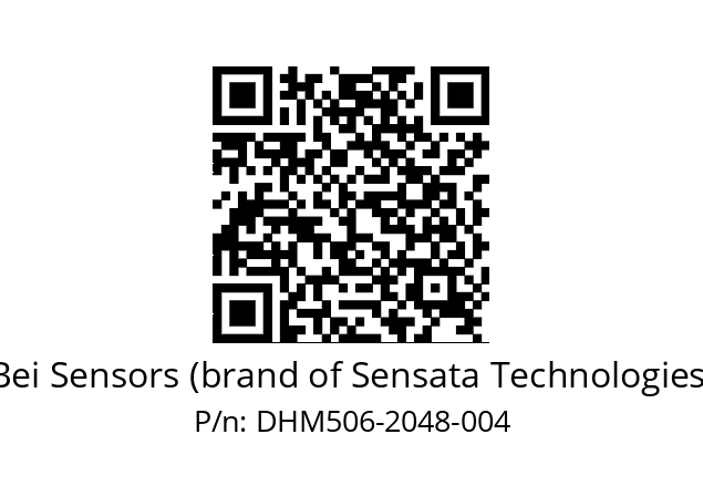  DHM5_06//RG29//02048//G6R// Bei Sensors (brand of Sensata Technologies) DHM506-2048-004