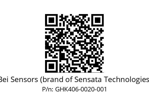   Bei Sensors (brand of Sensata Technologies) GHK406-0020-001