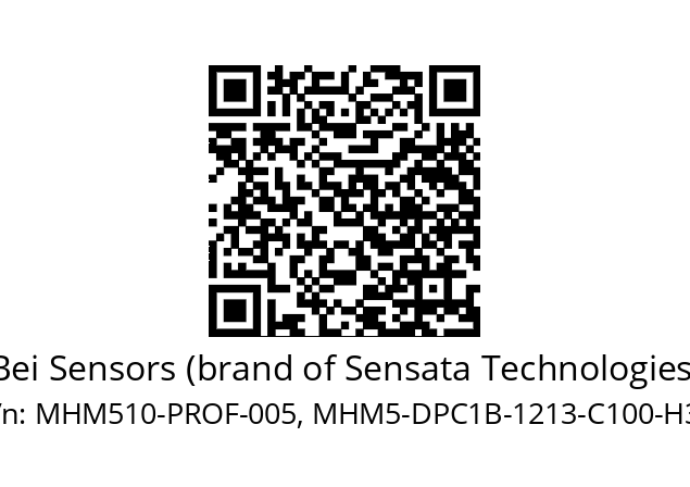   Bei Sensors (brand of Sensata Technologies) MHM510-PROF-005, MHM5-DPC1B-1213-C100-H3P