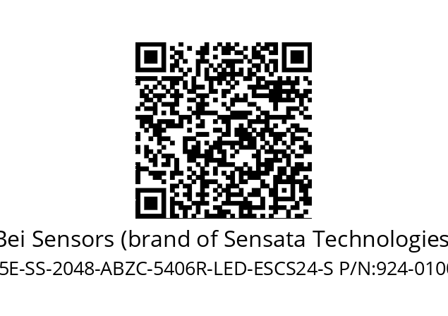   Bei Sensors (brand of Sensata Technologies) H25E-SS-2048-ABZC-5406R-LED-ESCS24-S P/N:924-01002-3460