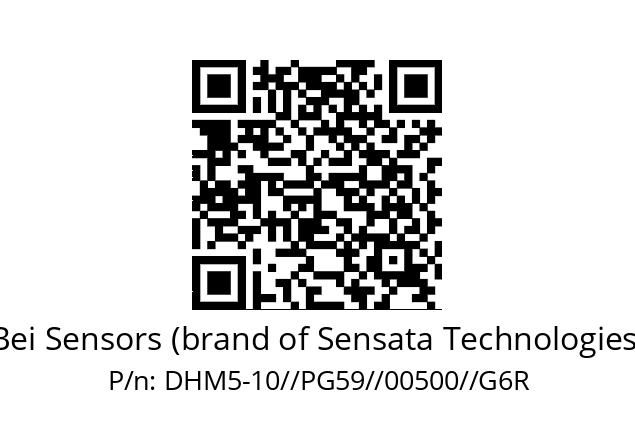   Bei Sensors (brand of Sensata Technologies) DHM5-10//PG59//00500//G6R