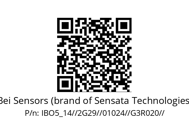   Bei Sensors (brand of Sensata Technologies) IBO5_14//2G29//01024//G3R020//