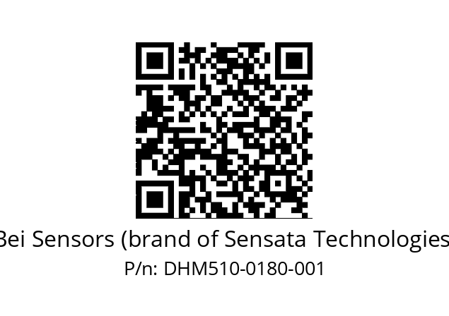  DHM5_10//5GT9//00180//G6R// Bei Sensors (brand of Sensata Technologies) DHM510-0180-001