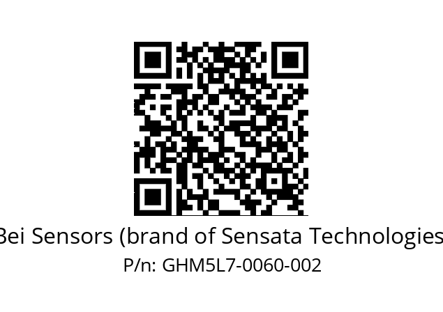   Bei Sensors (brand of Sensata Technologies) GHM5L7-0060-002