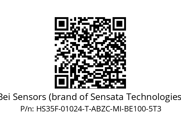   Bei Sensors (brand of Sensata Technologies) HS35F-01024-T-ABZC-MI-BE100-5T3