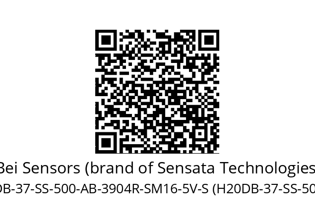   Bei Sensors (brand of Sensata Technologies) 01039-064, H20DB-37-SS-500-AB-3904R-SM16-5V-S (H20DB-37-SS-500-AB-5V/OCRSM16-S)