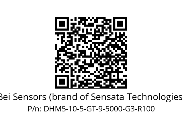   Bei Sensors (brand of Sensata Technologies) DHM5-10-5-GT-9-5000-G3-R100