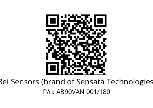   Bei Sensors (brand of Sensata Technologies) AB90VAN 001/180