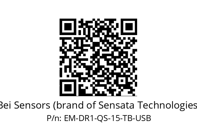   Bei Sensors (brand of Sensata Technologies) EM-DR1-QS-15-TB-USB