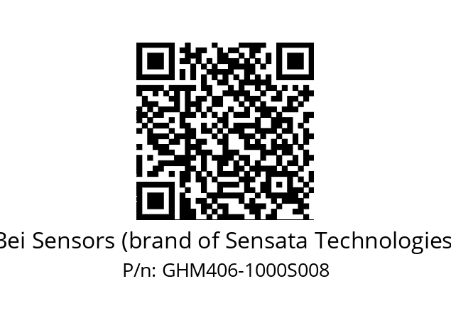  GHM4S06//9G59//01000//G3R030//----8W Bei Sensors (brand of Sensata Technologies) GHM406-1000S008