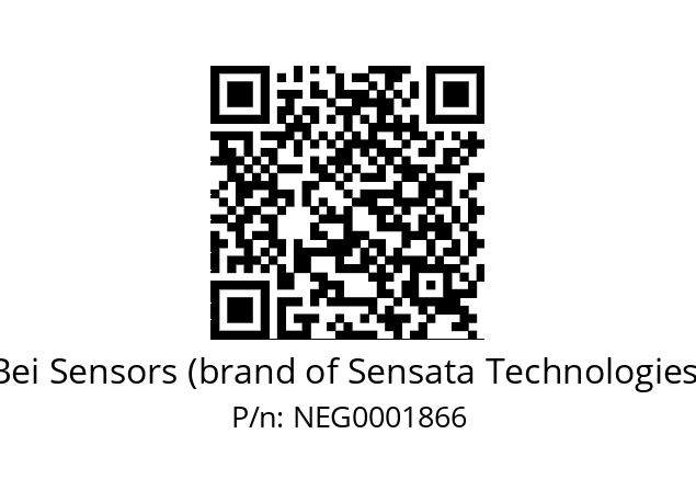   Bei Sensors (brand of Sensata Technologies) NEG0001866