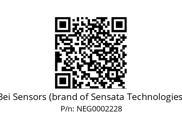   Bei Sensors (brand of Sensata Technologies) NEG0002228