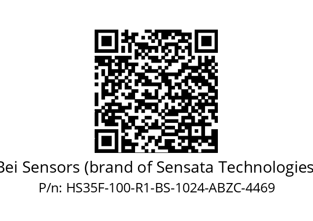   Bei Sensors (brand of Sensata Technologies) HS35F-100-R1-BS-1024-ABZC-4469