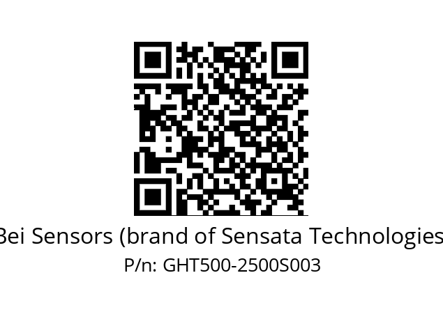   Bei Sensors (brand of Sensata Technologies) GHT500-2500S003