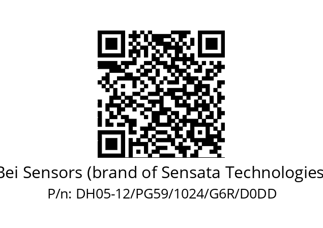   Bei Sensors (brand of Sensata Technologies) DH05-12/PG59/1024/G6R/D0DD