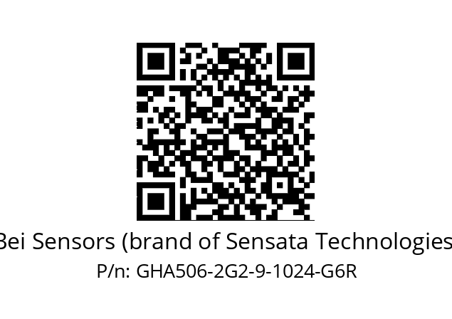   Bei Sensors (brand of Sensata Technologies) GHA506-2G2-9-1024-G6R