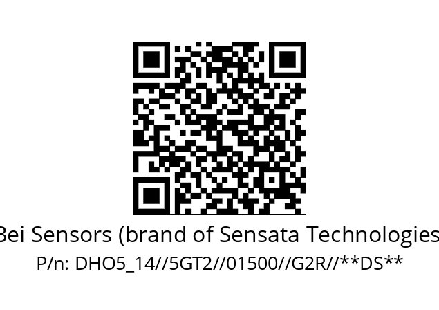   Bei Sensors (brand of Sensata Technologies) DHO5_14//5GT2//01500//G2R//**DS**