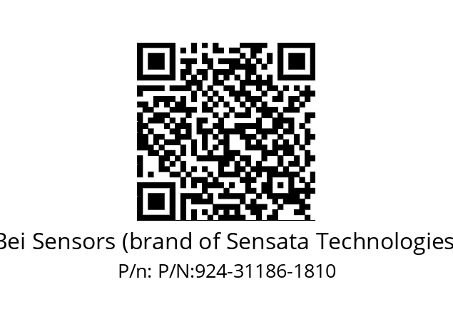   Bei Sensors (brand of Sensata Technologies) P/N:924-31186-1810