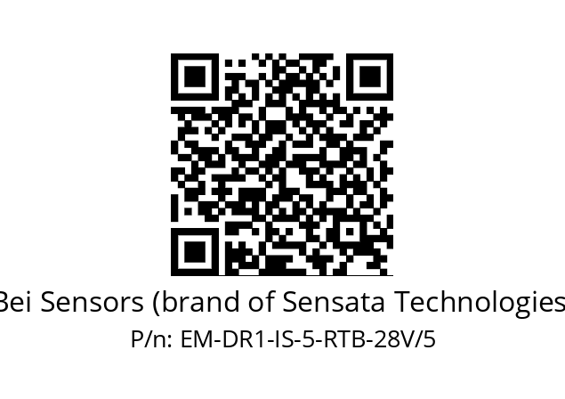   Bei Sensors (brand of Sensata Technologies) EM-DR1-IS-5-RTB-28V/5