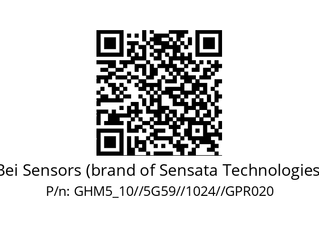   Bei Sensors (brand of Sensata Technologies) GHM5_10//5G59//1024//GPR020