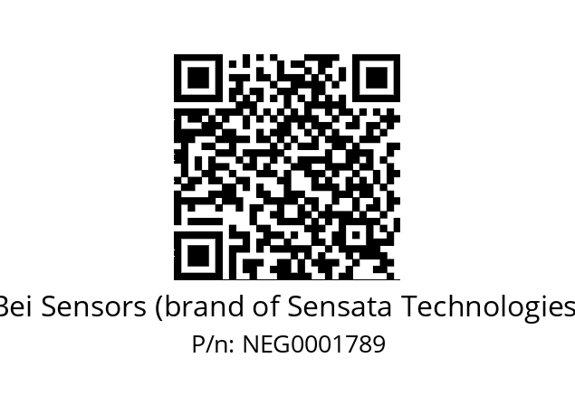   Bei Sensors (brand of Sensata Technologies) NEG0001789