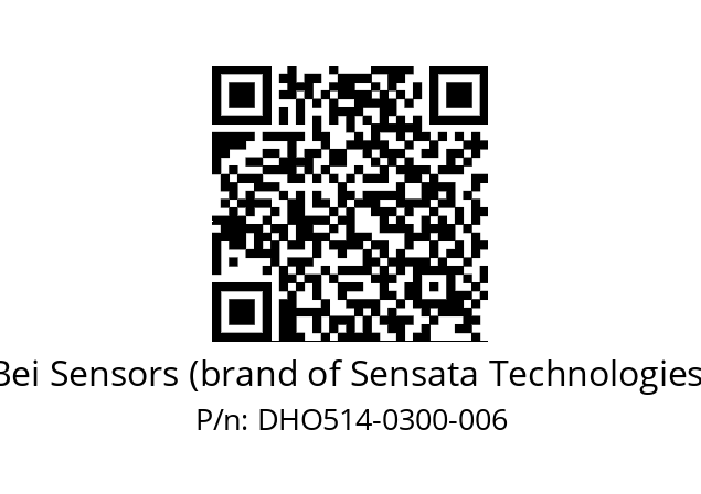  DHO5_14//RG59//00300//G6R// Bei Sensors (brand of Sensata Technologies) DHO514-0300-006