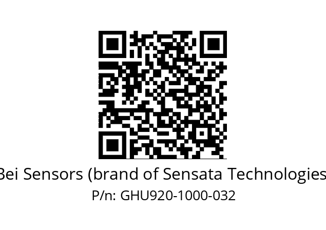  GHU9_20//5G29//01000//G3R030//U0---- Bei Sensors (brand of Sensata Technologies) GHU920-1000-032