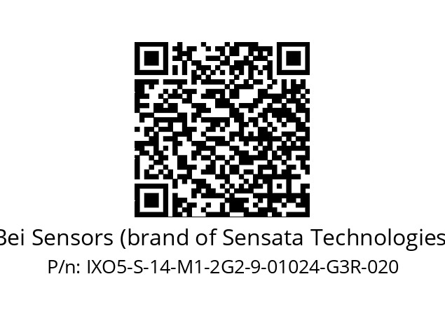   Bei Sensors (brand of Sensata Technologies) IXO5-S-14-M1-2G2-9-01024-G3R-020