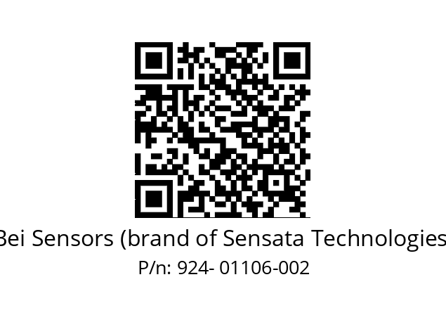   Bei Sensors (brand of Sensata Technologies) 924- 01106-002