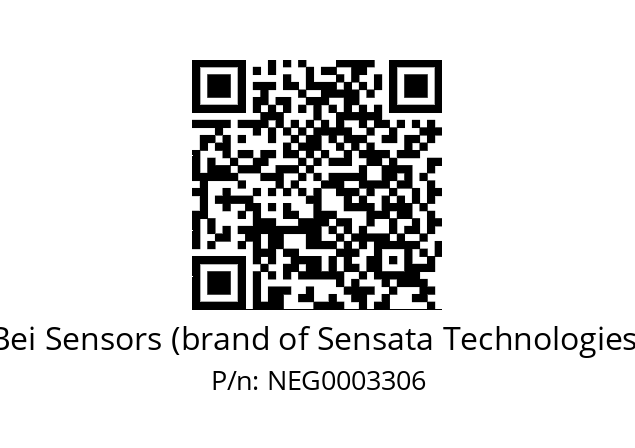   Bei Sensors (brand of Sensata Technologies) NEG0003306