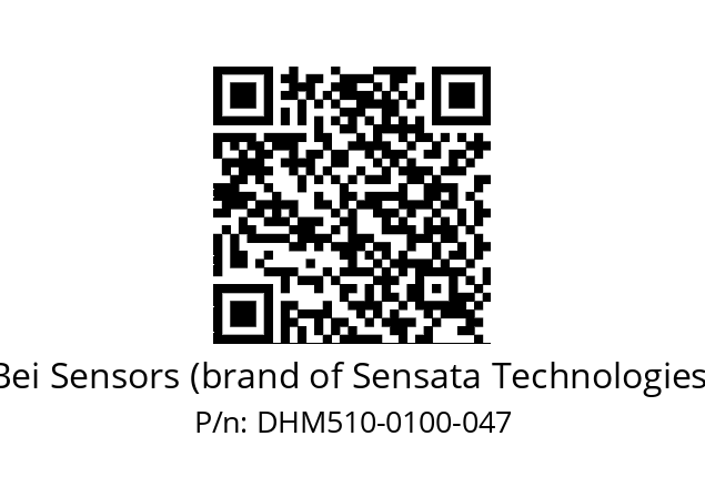  DHM5_10//RG59//00100//G3R040//--49-- Bei Sensors (brand of Sensata Technologies) DHM510-0100-047