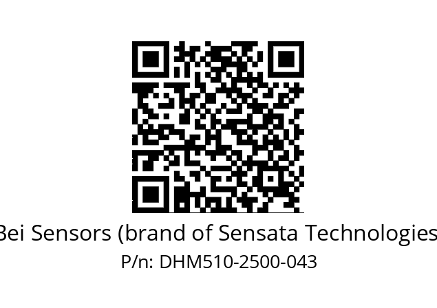  DHM5_10//RP29//02500//G3R050// Bei Sensors (brand of Sensata Technologies) DHM510-2500-043