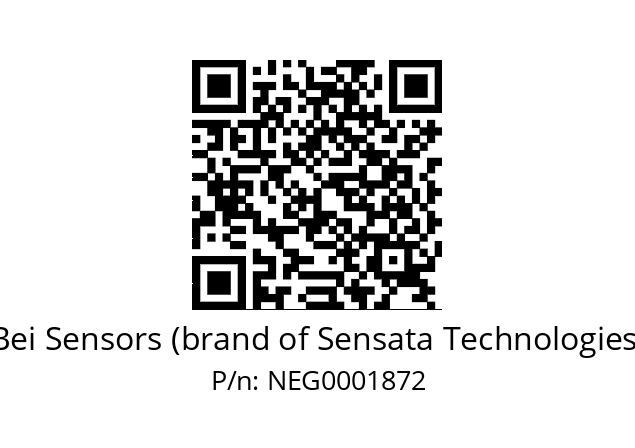   Bei Sensors (brand of Sensata Technologies) NEG0001872