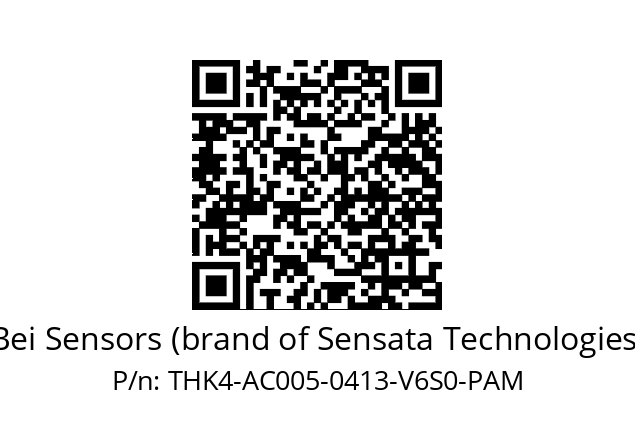   Bei Sensors (brand of Sensata Technologies) THK4-AC005-0413-V6S0-PAM