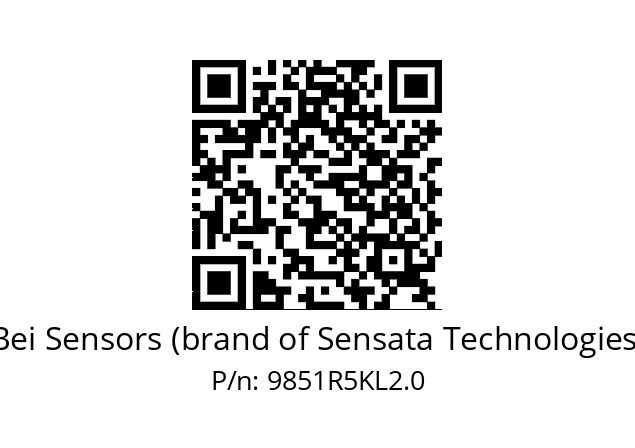   Bei Sensors (brand of Sensata Technologies) 9851R5KL2.0