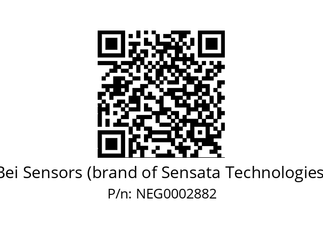   Bei Sensors (brand of Sensata Technologies) NEG0002882